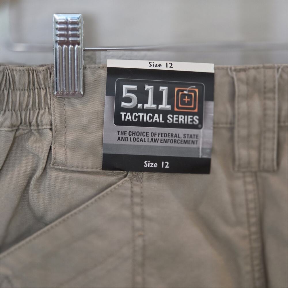 5.11 Tactical Stryke Pants 32x30 Women’s Size 12 Cargo Ripstop Utility Khaki NWT - Picture 10 of 13